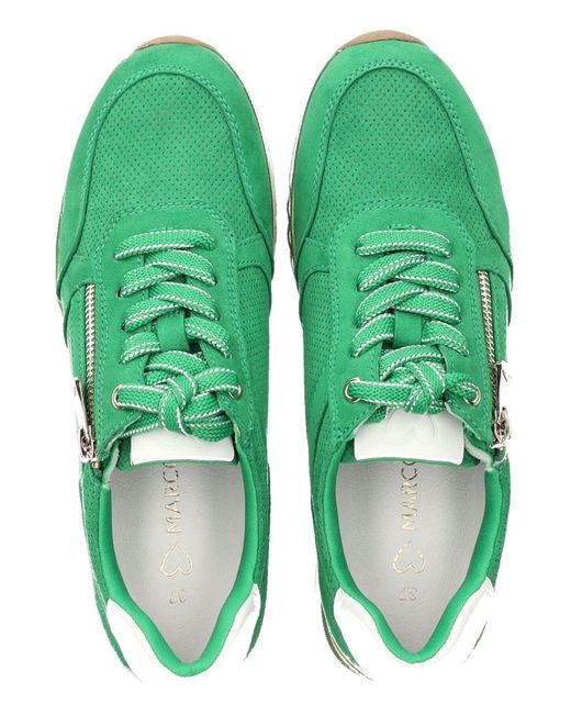 Marco Tozzi Green Sneaker flacher absatz