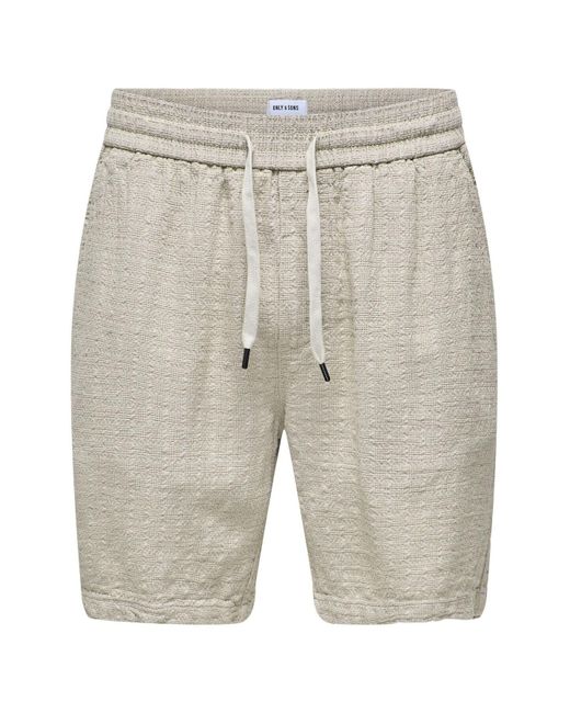 Only & Sons Shorts Onstel Normal Geschnittene Shorts Für Herren in Black für Herren