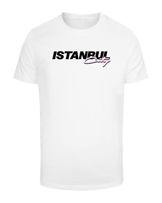 Mister Tee Istanbul city tee in White für Herren