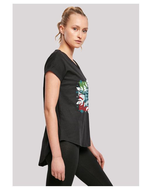 F4NT4STIC Marvel christmas black widow mit ladies long slub t-shirt | Lyst  DE | T-Shirts