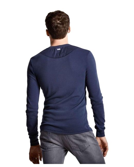 Schiesser Langarm Shirt – Unterhemd Karl-Heinz Für Herren in Blue für Herren