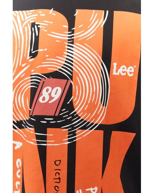 Lee Jeans Regular Fit T-Shirt Mit Normaler Passform, Rundhalsausschnitt, 100 Baumwolle, Für Herren in Black für Herren