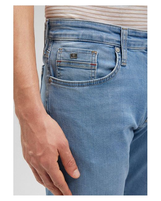 Mavi Marcus blue premium helle jeanshose mit kompass87124 für Herren