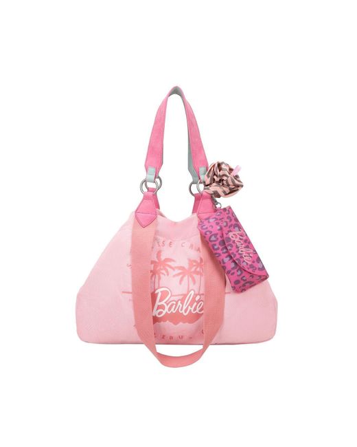 Fritzi aus Preußen Pink Izzy Limited Barbie Malibu Denim Shopper Tasche 42 Cm Für Damen