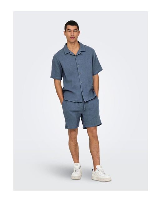 Only & Sons Hemd Onskyle Hemd Für Herren in Blue für Herren