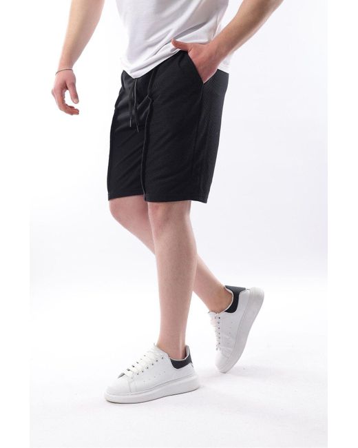 Madmext Schwarze Shorts Mit Taschen Für Herren in Black für Herren