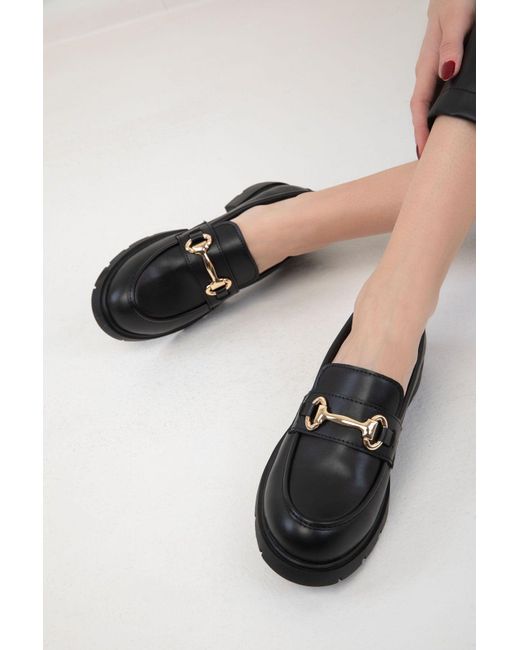 Soho Black Schwarze Freizeitschuhe Für Damen