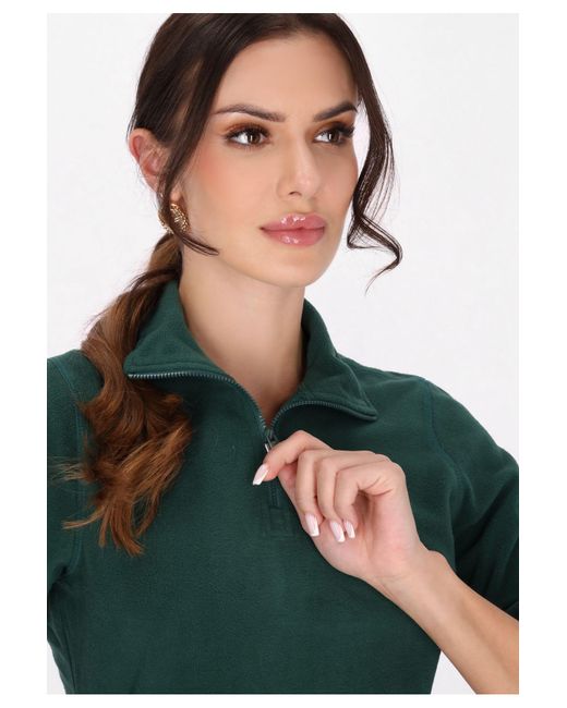 faina Green Fleecepullover Für Damen