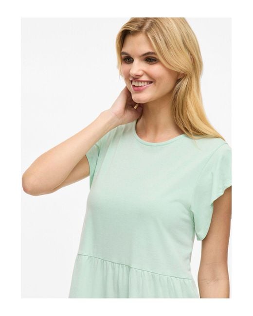 Vila Blue Minikleid Flügelärmel Für Damen