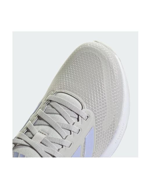Adidas White Runfalcon 5 W Hellgrau Lauf- & Trainingsschuhe Jı3979