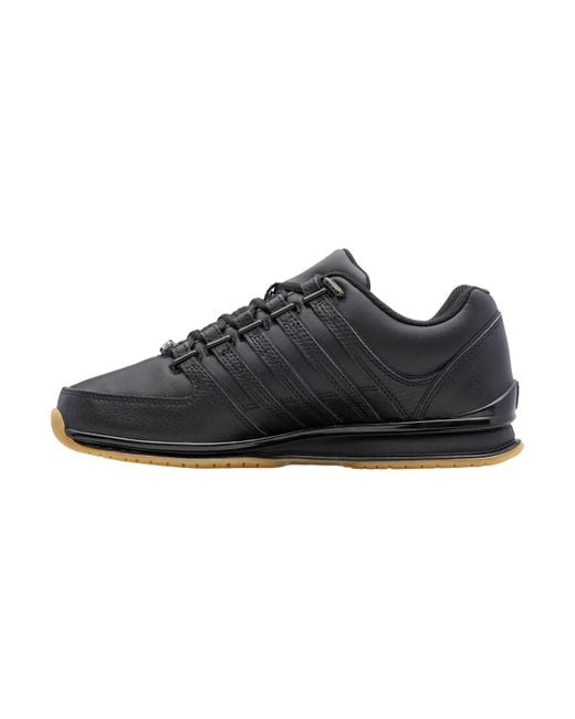 K-swiss Schuhe Rinzler Sneaker Aus Leder Mit Schnürverschluss Für Herren in Black für Herren