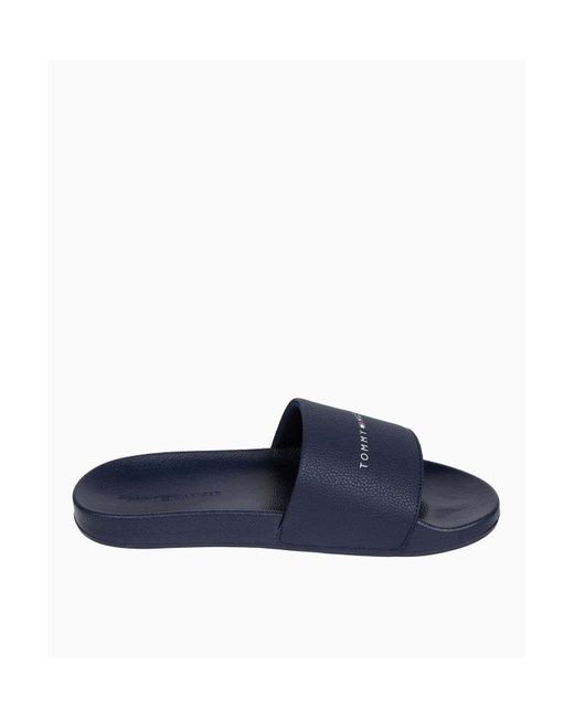 Tommy Hilfiger Nyc Pool Flip Flops Hausschuhe Für Herren in Blue für Herren