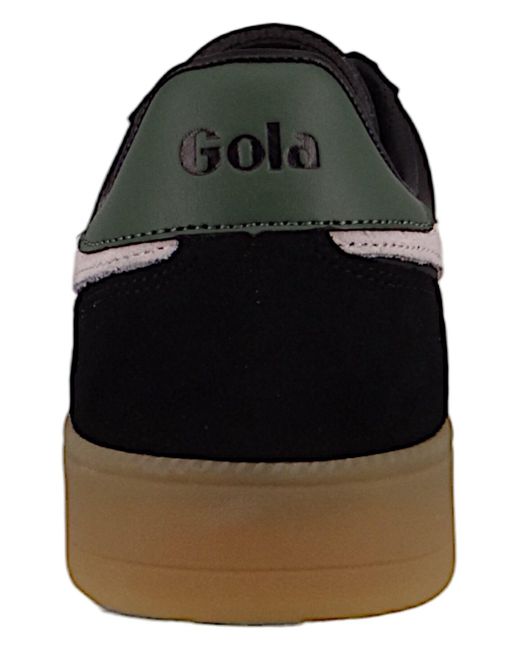 Gola Low Sneaker Viper Leather Cmb744 Low Top Cmb744 Bw/Off/Evergreen/Gum Leder Für Herren in Black für Herren