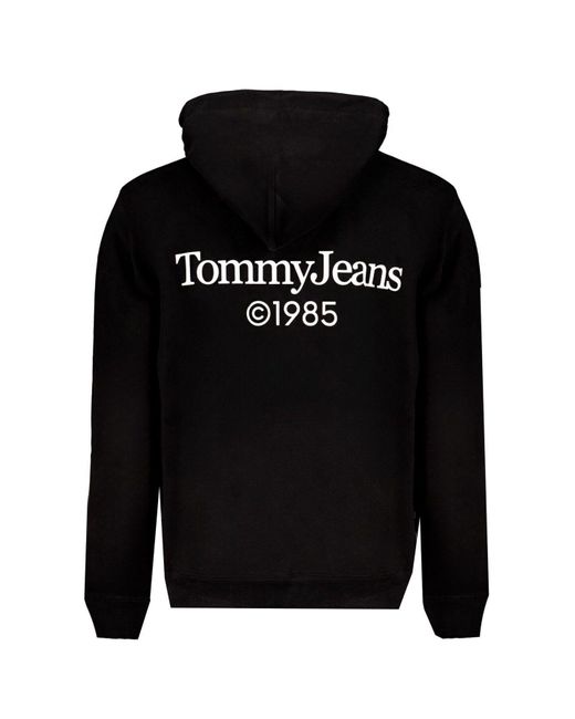 Tommy Hilfiger Tommy Jeans Sweatshirt Mit Normaler Passform Und Grafischem Stack-Cartoon Für Herren in Black für Herren