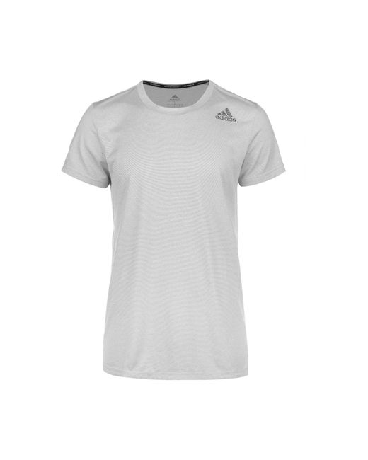 adidas T-shirt regular fit in Grau für Herren | Lyst DE