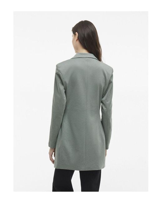 Vila Gray Blazer Langer Jersey Für Damen