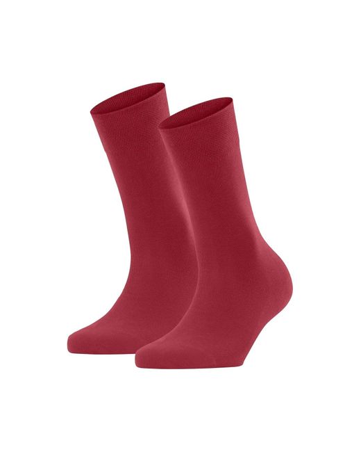 Falke Red Socken 2er pack sensitive london, kurzsocken, einfarbig