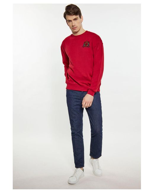 Mo Sweatshirt regular fit in Red für Herren