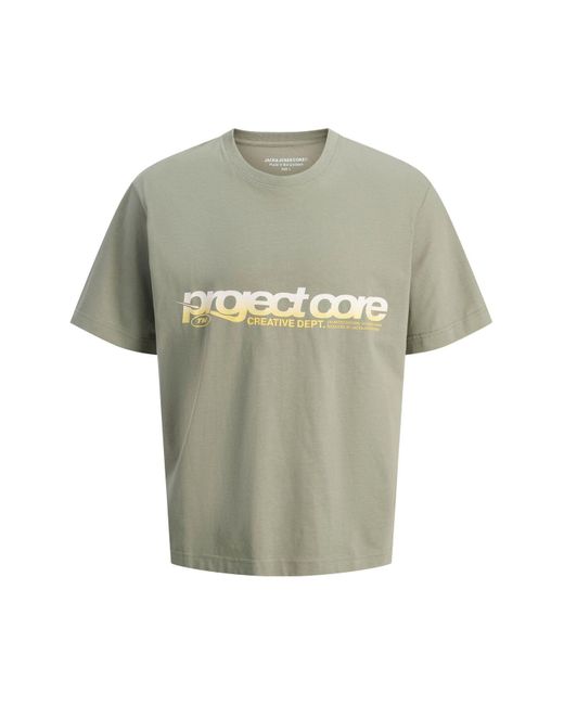 Jack & Jones T-Shirt Plus Size T-Shirt Für Herren in Green für Herren