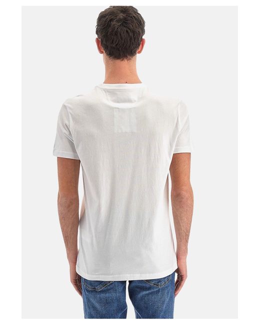 La Martina Shirt t-shirt regular fit reichard mit logo-print in White für Herren