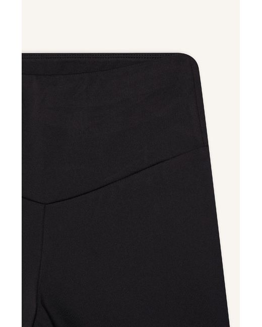 Defacto Black Fit Taille Saran Stretchy Biker Short Sportler Leggings D2907Ax25Sm Für Damen