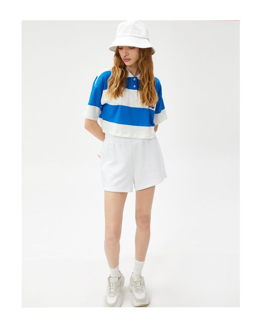 Koton Blue Poloshirt regular fit