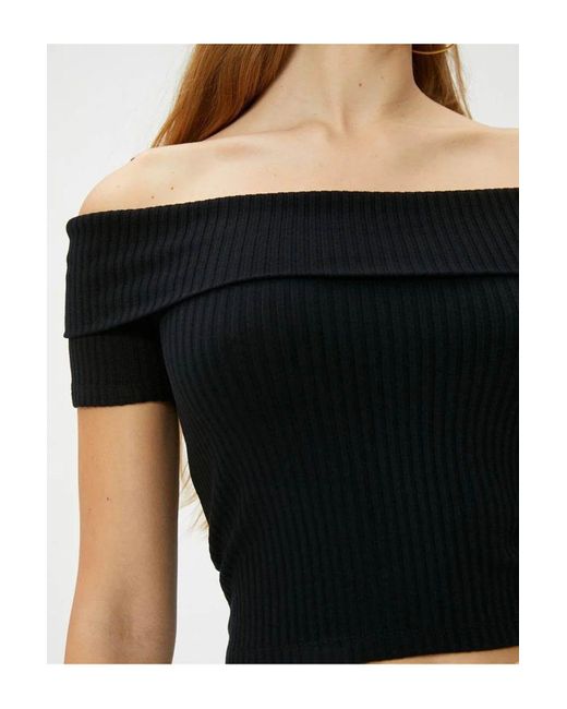Koton Black Schwarze Bluse Modell 4Sal10803Ik Für Damen
