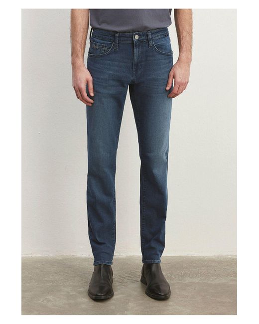 Mavi Jake lux schwarze vintage-jeanshose in indigo 0042286546 in Blue für Herren