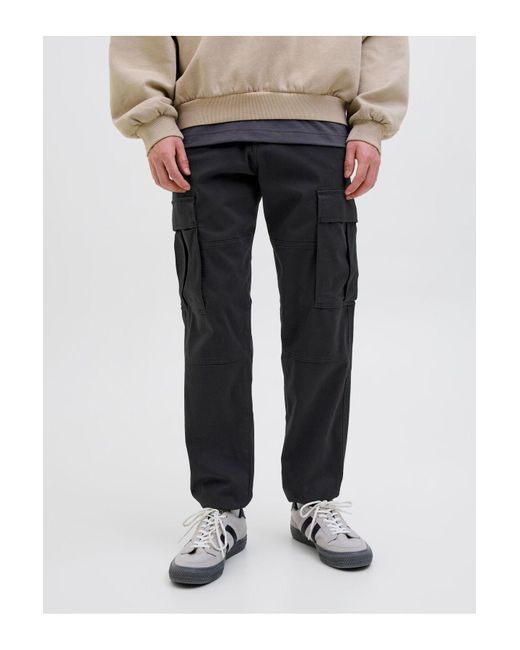 Jack & Jones Cargo-Hose Relaxed Fit Cargo-Hose Für Herren in Gray für Herren