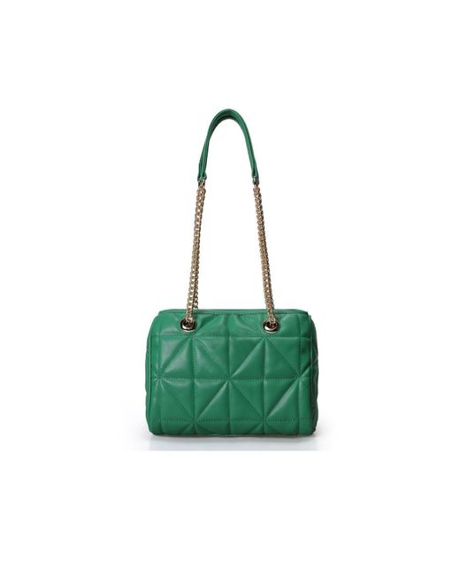 Lucky Bees Green Gesteppte Gemusterte Hand- Und Schultertasche Für Damen