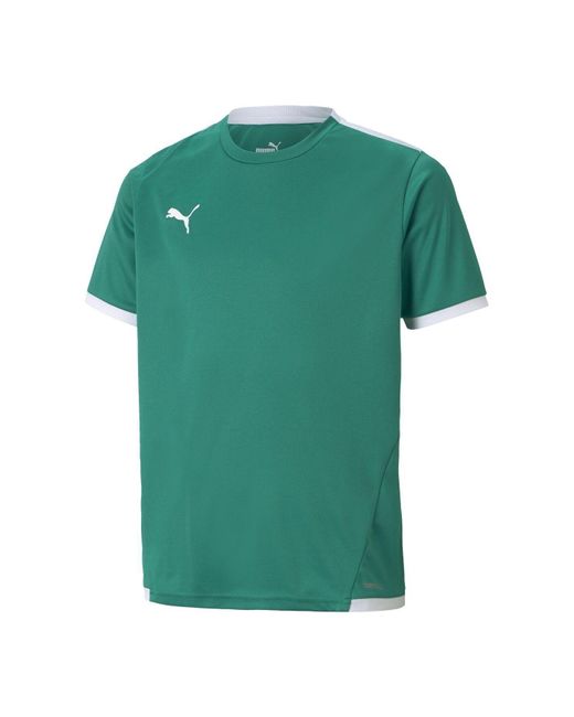 PUMA Green Jerseys – Regular Fit, Shortsleeve, Rundhalsausschnitt, Plain Performance Focused