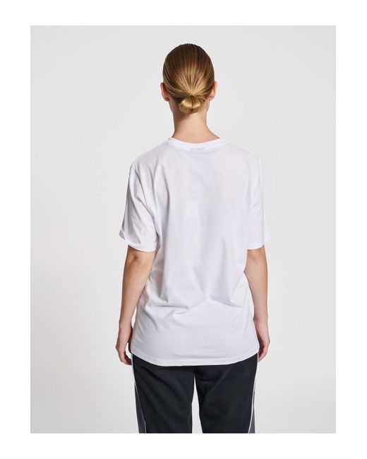 Hummel White Hmllgc carson t-shirt - xs