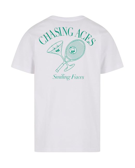 Mister Tee Chasing Aces Smiling Faces Tee Für Herren in White für Herren