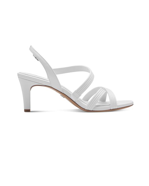 Tamaris Komfort sandalen 1-28016-42 100 white kunstleder mit touch-it