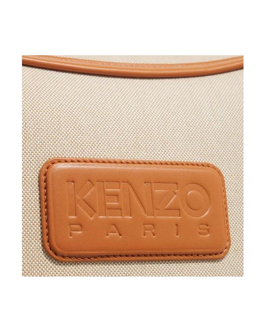 KENZO Brown Handtasche strukturiert