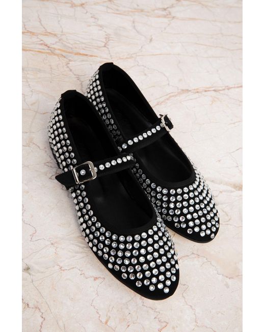 Soho Black Modell Schwarze Ballerinas Für Damen