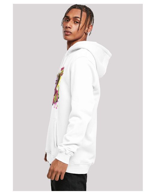 F4NT4STIC Batman Tv Series Joker Bang With Fitted Heavy Hoody Für Herren in White für Herren