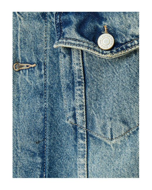 Koton Clamshell Pocket Detaillierte Geknöpfte Jeansjacke Aus Baumwolle Für Herren in Blue für Herren
