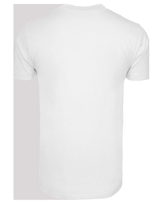 F4NT4STIC Marvel guardians of the galaxy rocket powered mit t-shirt rundhals in White für Herren