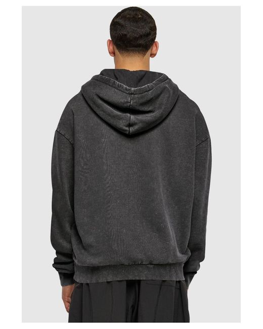 Merchcode Brandalised – Übergroßer Kapuzenpullover „In The Same Boat“ Mit Säurewaschung Für Herren in Black für Herren