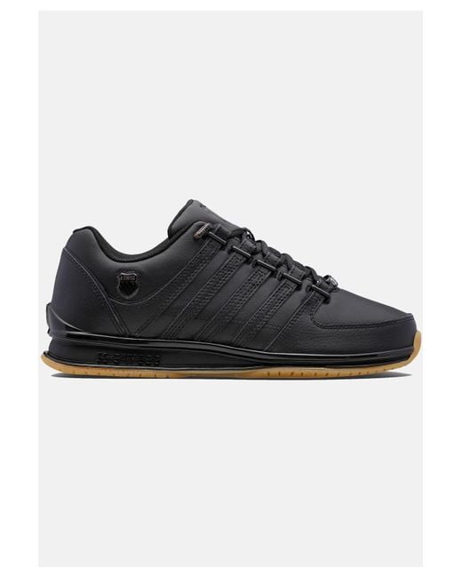 K-swiss Schuhe Rinzler Sneaker Aus Leder Mit Schnürverschluss Für Herren in Black für Herren