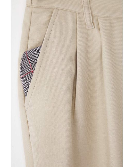 Trendyol Steinfaltenhose Aus Stoff Mit Klassischer Baggy-Passform Für Herren in Natural für Herren
