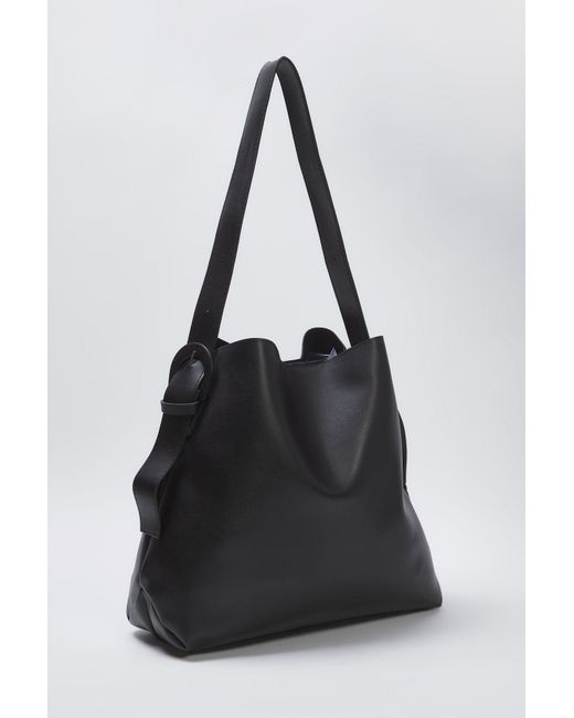 Trendyol Black Umhängetasche Mit Schwarzem Verstellbarem Gürtelriemen Für Damen