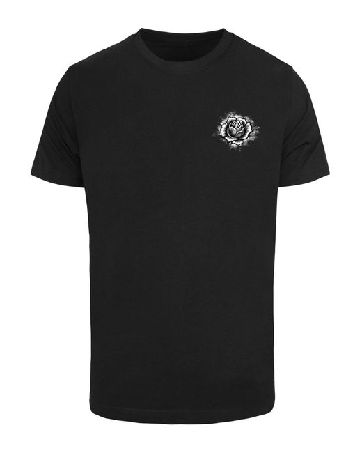 Mister Tee T-shirt mit rosenkranz-motiv, maria in Black für Herren