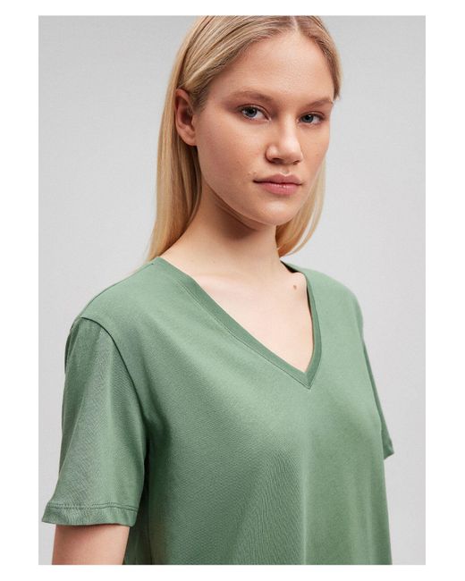 Mavi Green Es basic-t-shirt mit v-ausschnitt regular fit / regular fit1611444-71884