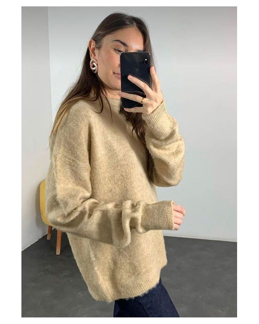 My Blog Brown Markenmodell Camel Basic Soft Sweater Für Damen