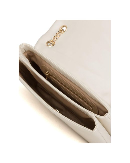Love Moschino Natural Borsa Gestepptes Pu Avorio Für Damen
