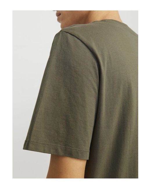 Jack & Jones T-Shirt Gedruckt Rundhals T-Shirt Für Herren in Green für Herren