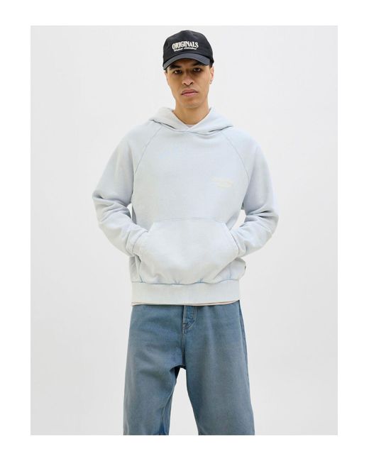 Jack & Jones Kapuzenpullover Rückenprint Kapuzenpullover Für Herren in Gray für Herren
