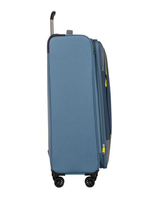 American Tourister Blue Koffer & trolley pulsonic spinner 80 exp - one size